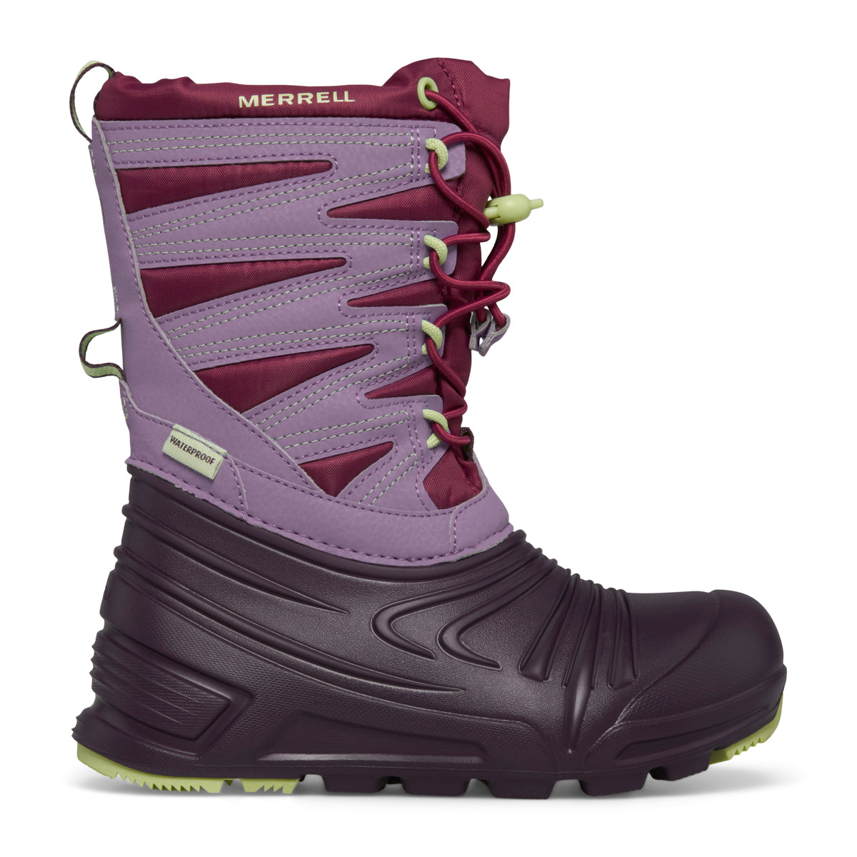 Snow Quest Lite 3.0 Waterproof Boot Burgundy/Purple/Mint