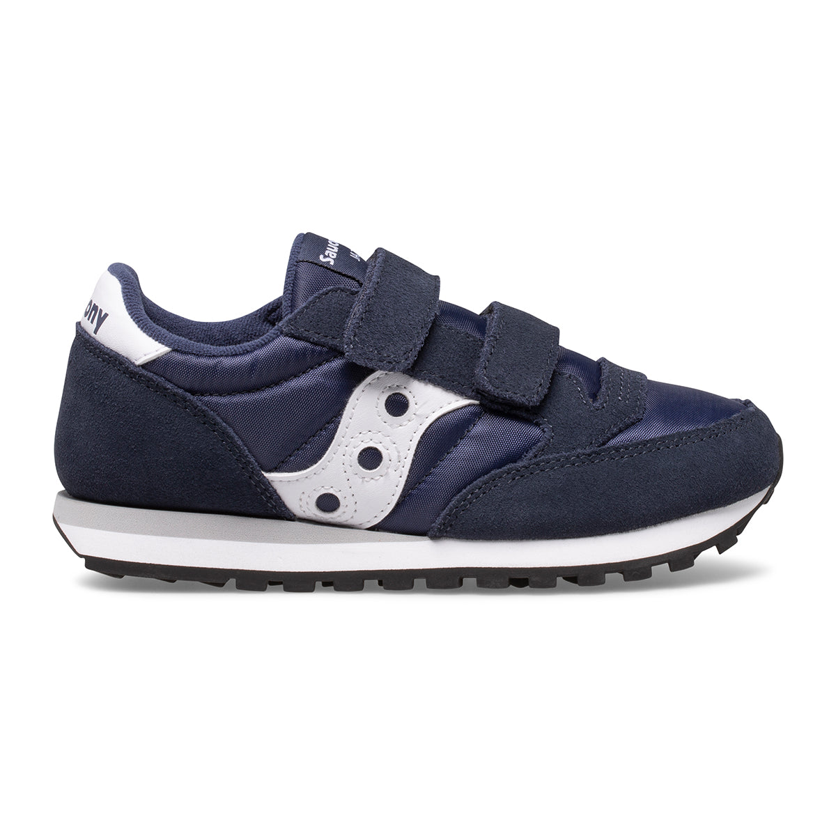 Jazz Double Hook & Loop Sneaker Navy/White