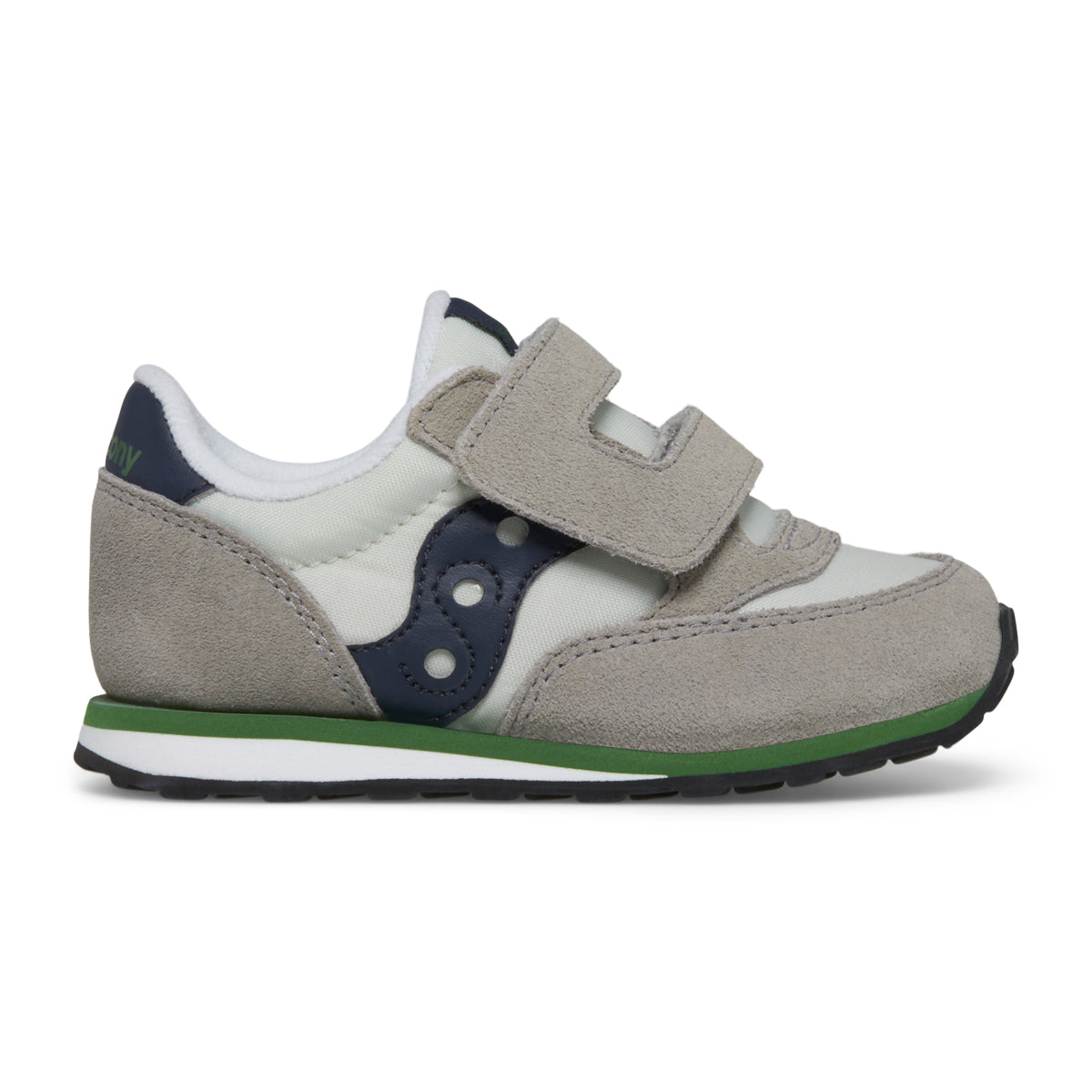 Jazz Hook & Loop Sneaker Grey/Navy/Green