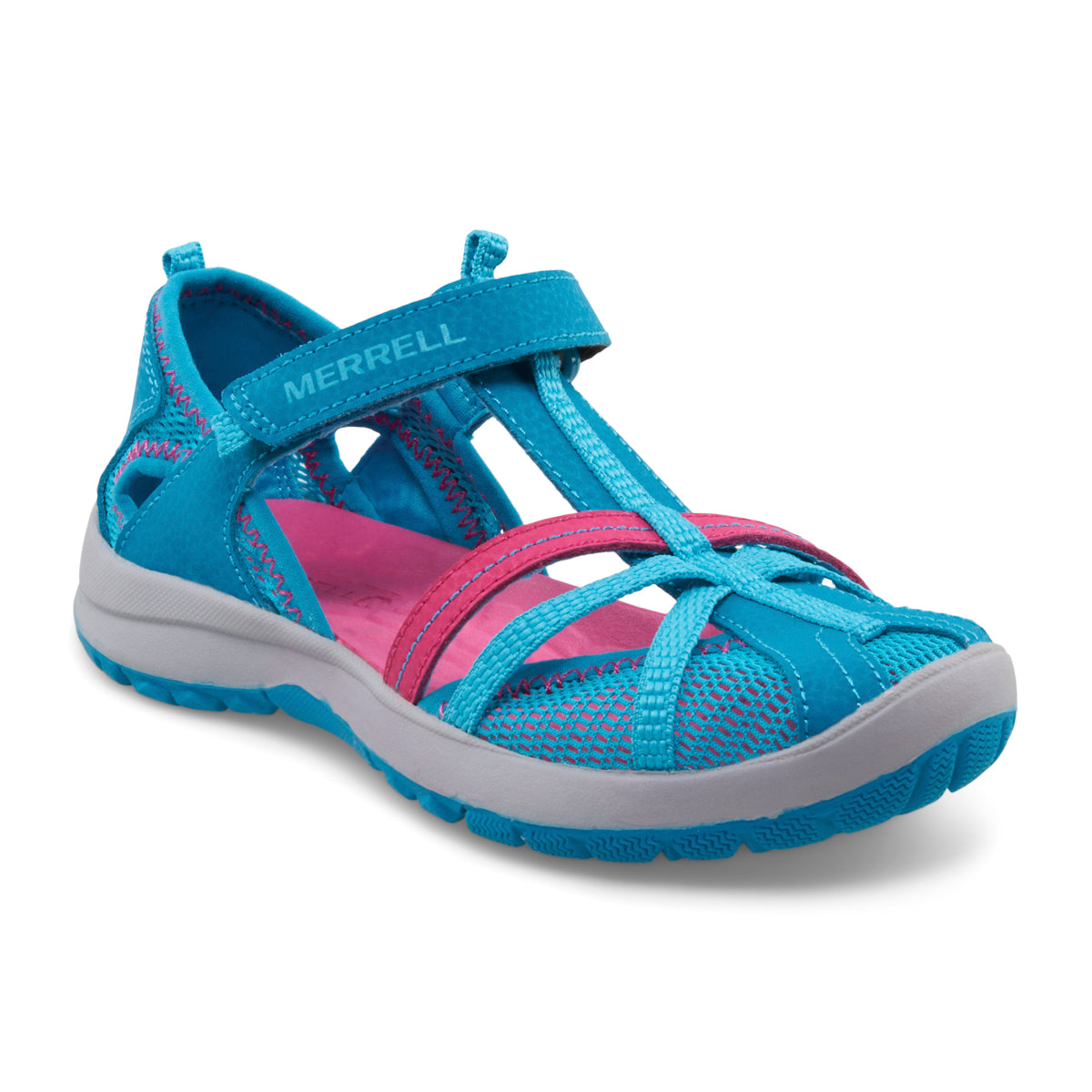 Dragonfly Sandal Navy/Turquoise/Pink