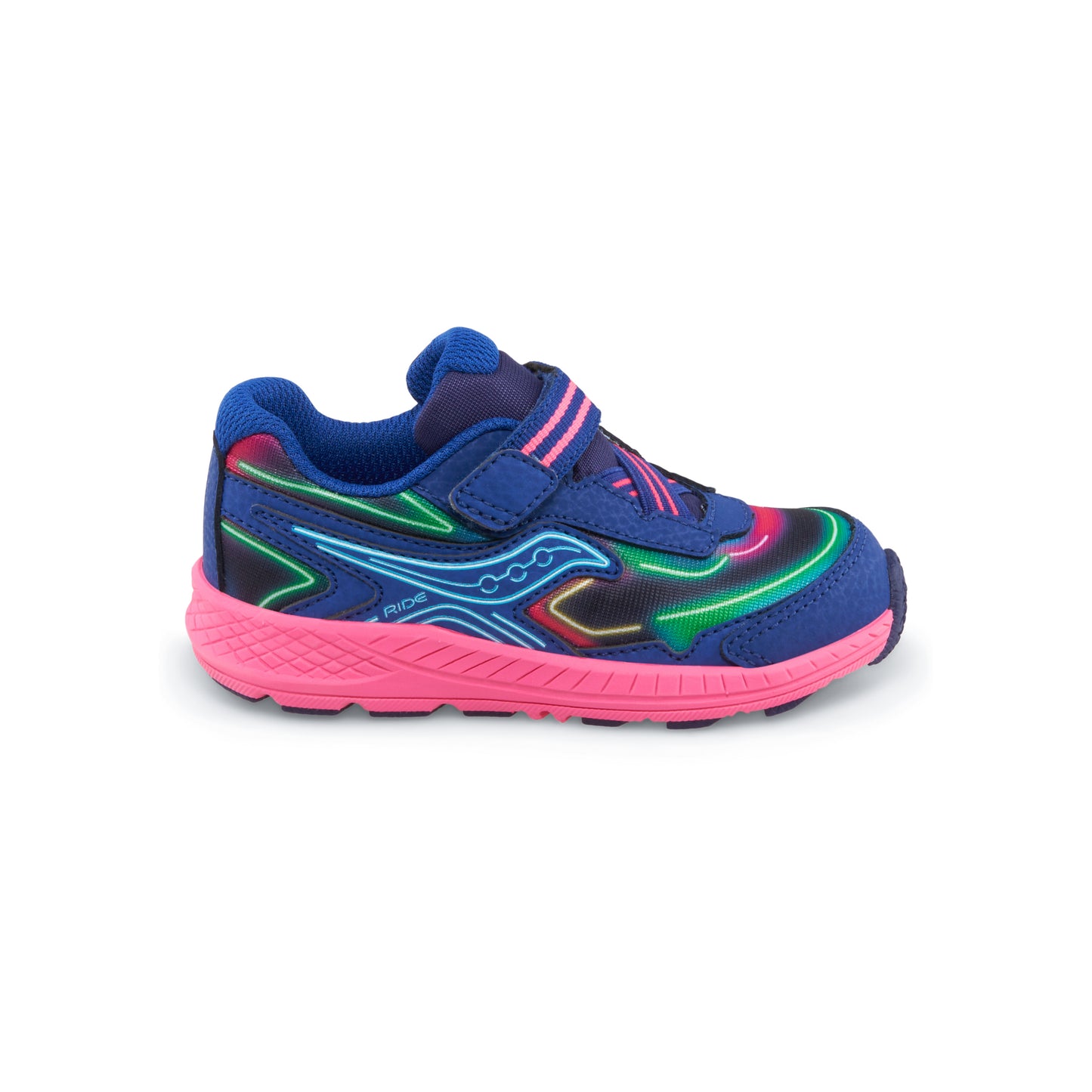 Ride 10 Jr. Sneaker Neon/Blue/Pink