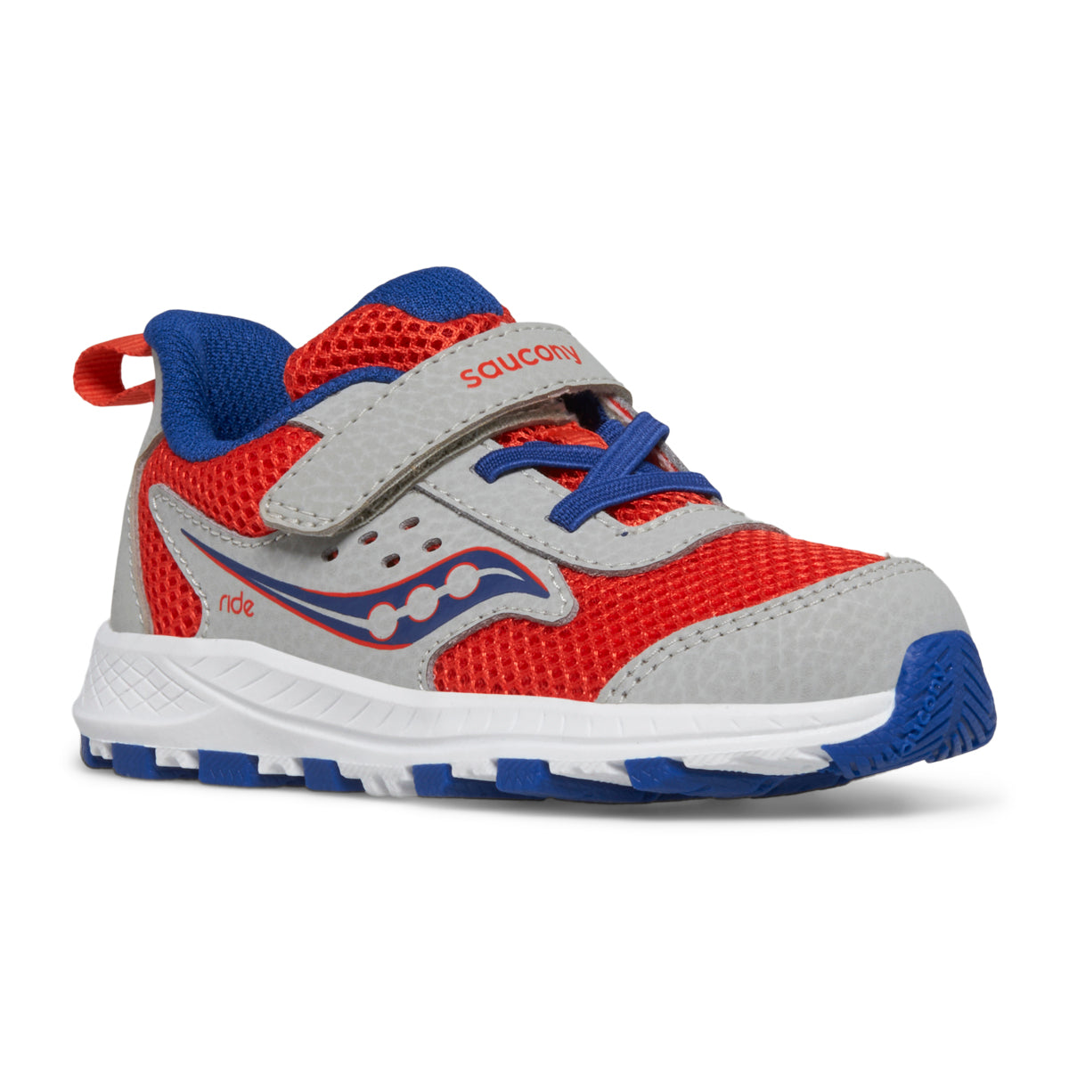 Ride Jr Sneaker Grey/Red/Navy