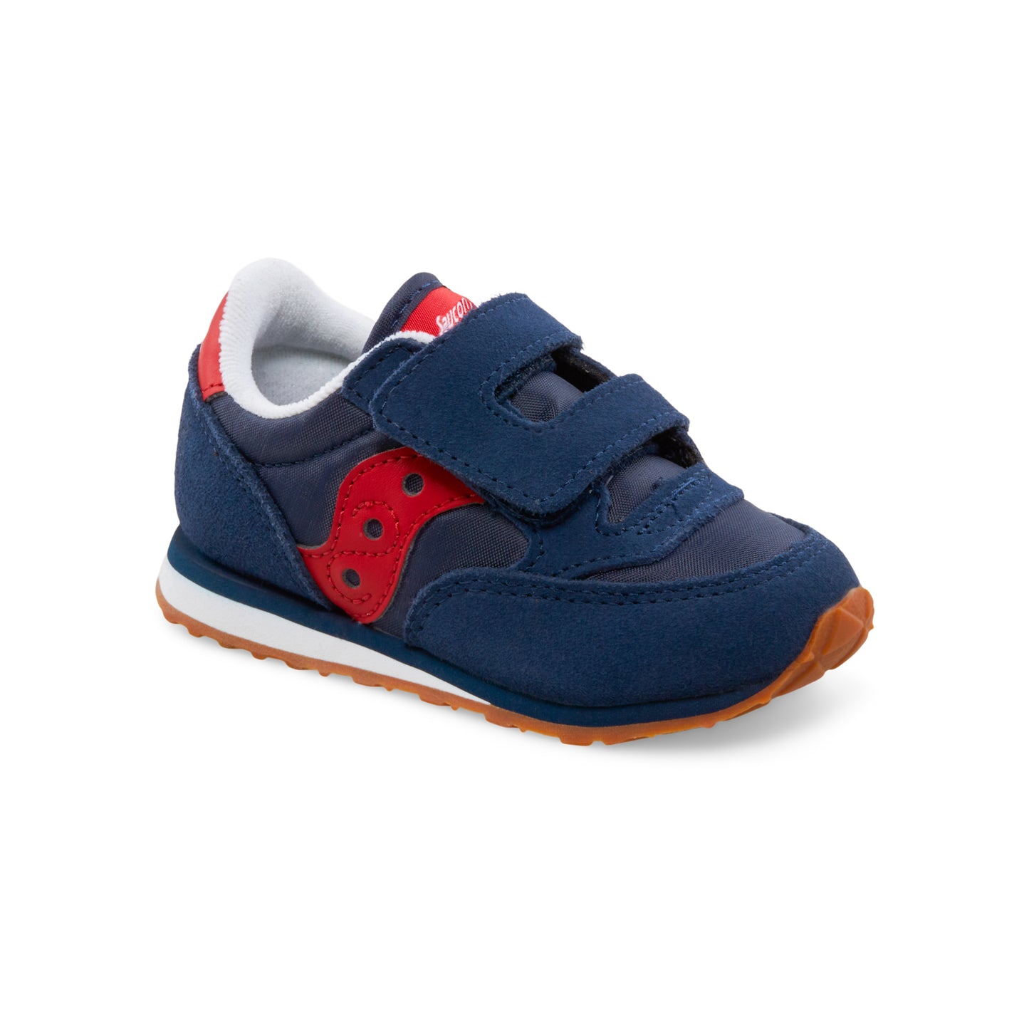 Jazz Hook & Loop Sneaker Navy/Red