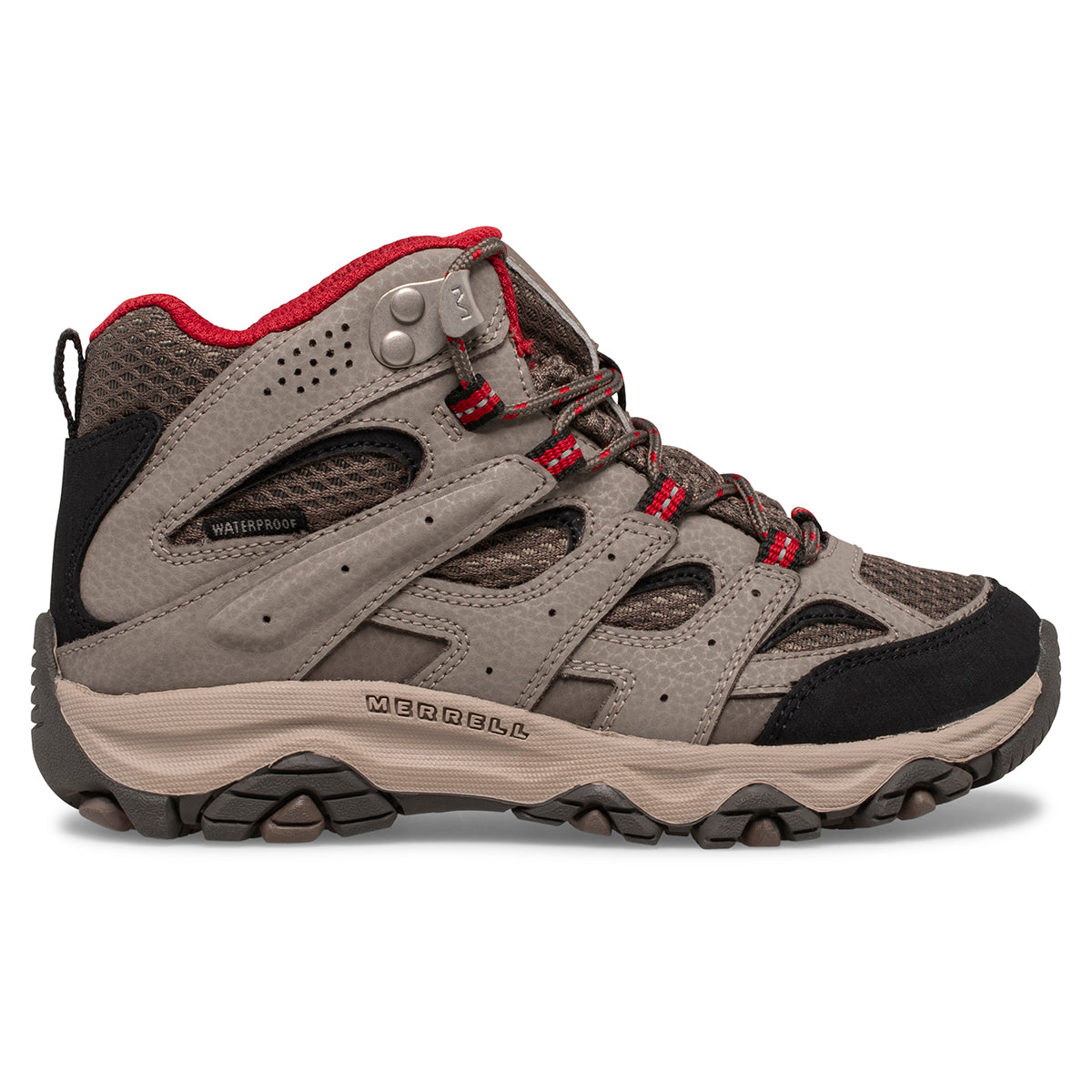 Moab 3 Mid Waterproof Hiker Boulder/Red