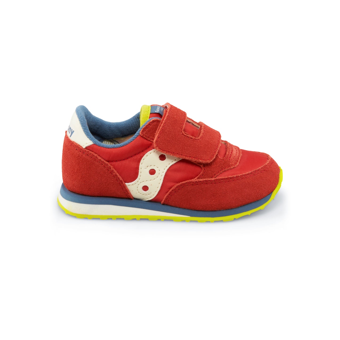 Jazz Hook & Loop Sneaker Red/Blue/Lime