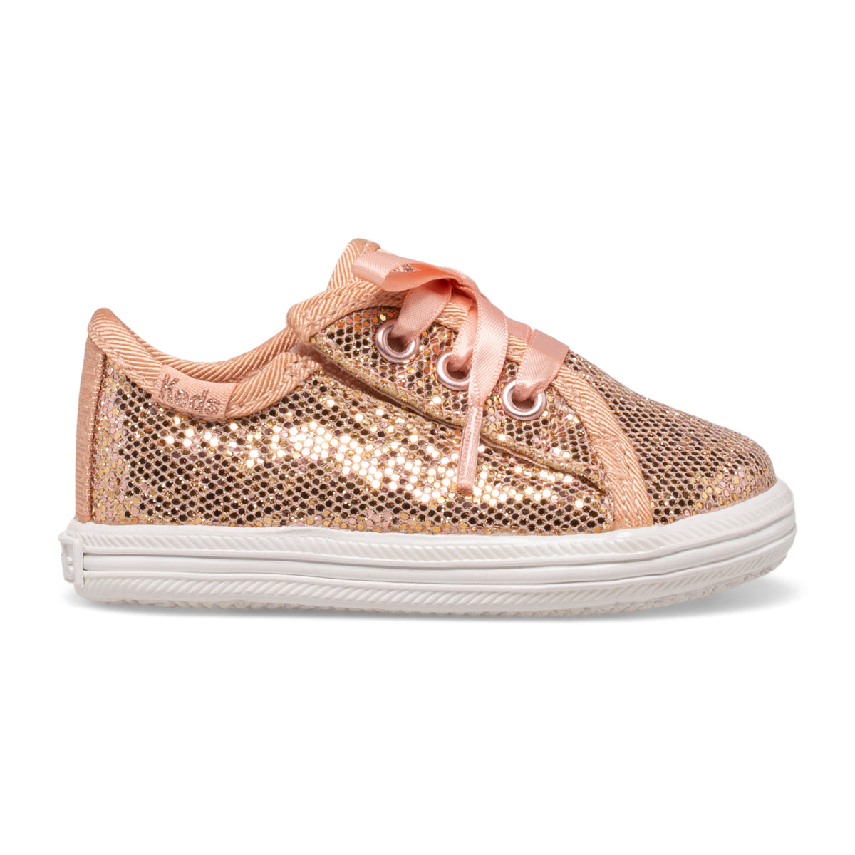 Kickstart Celebrations Crib Sneaker Rose Gold