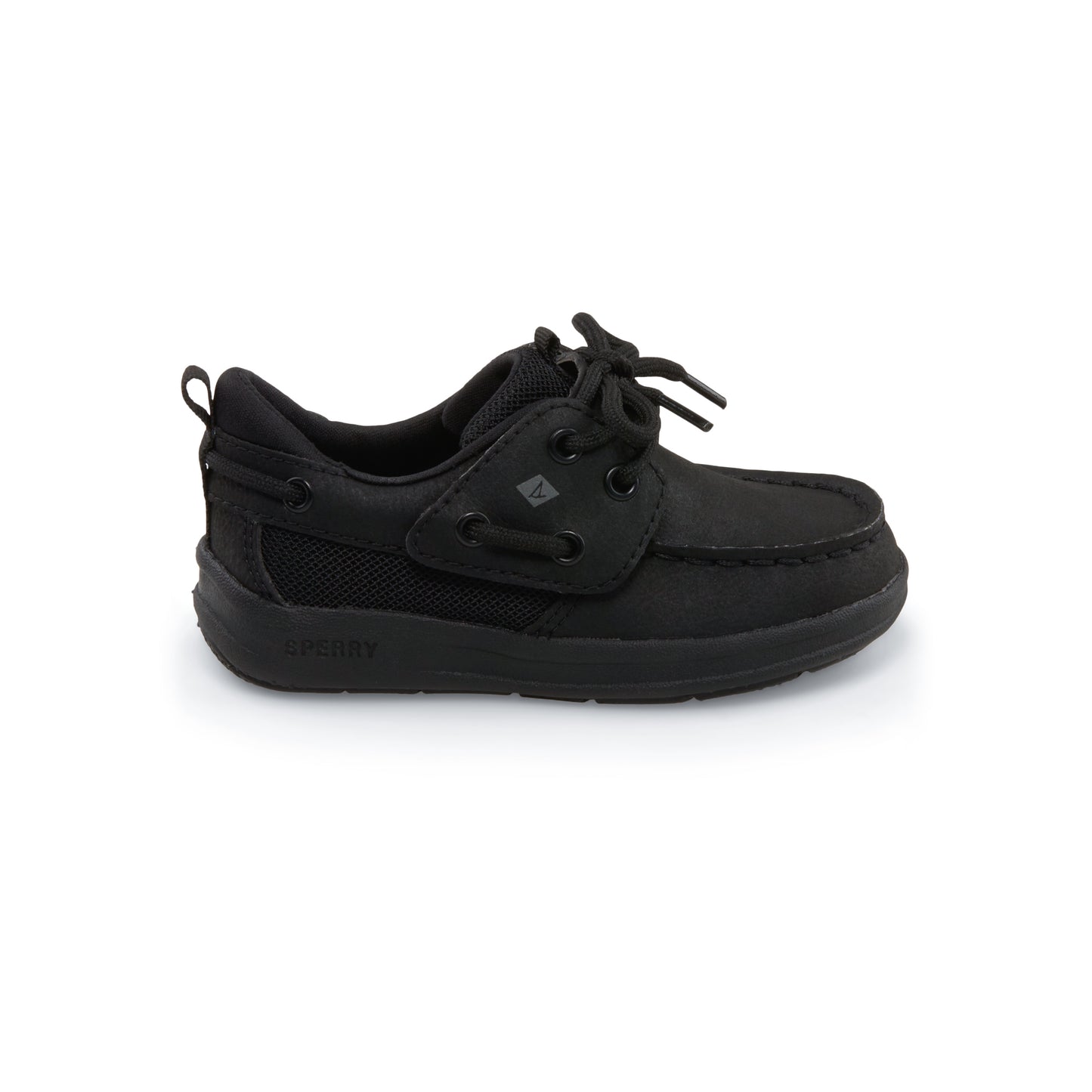 Fairwater Plushwave Jr. Boat Shoe Black